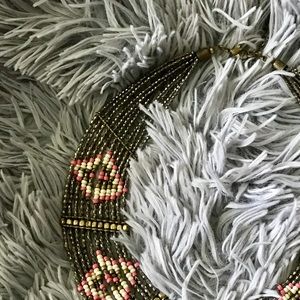 Tribal beaded necklace